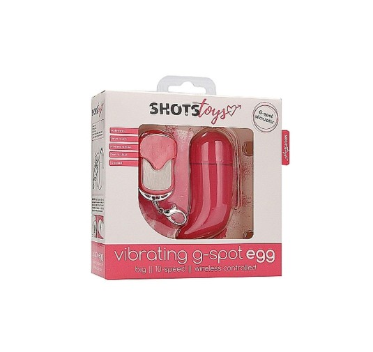 Wireless Vibrating G-Spot Egg - Big - Pink